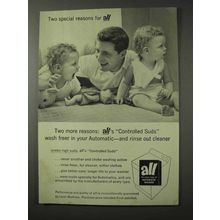 1958 All Detergent Ad - Two Special Reasons for All