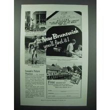 1958 New Brunswick Canada Tourism Ad - You'll Find It