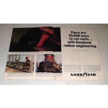 1964 2-pg Goodyear Rubber Products Ad - Ways to Cut Costs
