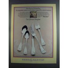 1982 Reed & Barton Winterthur Silverplate Ad