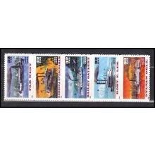3091-3095 32c Riverboats Very Fine MNH L00996