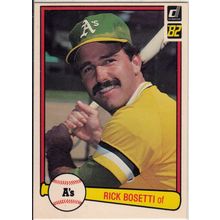 1982 Donruss baseball card 626 Rick Bosetti