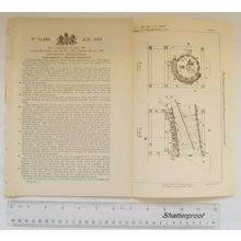 1891 Patent No. 14,916 magnetic separators, Thomas Wm. Arnall, Aston, Birmingham