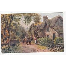 Bonhill near Lynton A R Quinton Art Postcard Devon 967