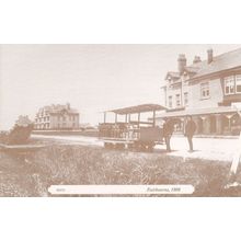 Fairbourne 1908 Tramway Transport Postcard