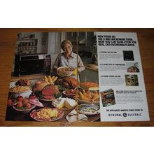 1977 General Electric 3-Way Microwave Oven Advertisement