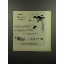 1953 Homestead Resort Ad - In the Homestead Manner