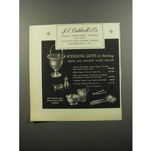 1953 J.E. Caldwwell & Co. Advertisement - Martha Washington Sugar Basket