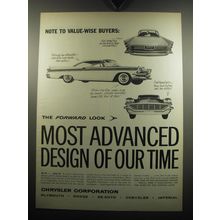 1957 Chrysler Corporation Ad - Note to value-wise buyers