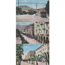 Spezia Giardini da Porta Rocca Tram Italian Milan 3x Old Postcard