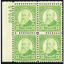 694, Mint VF/XF NH 13¢ Plate Block of Four * Stuart Katz
