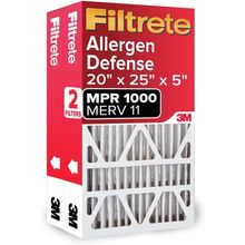 Filtrete 20X25X5 AC Furnace Air Filter, MPR 1000, MERV 11, Fits Lennox Devices,