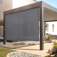 DIFY Outdoor Roller Shade Blinds Roll Up, Exterior Roller Shade Chain Operation