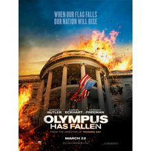 Olympus has Fallen (8) Poster Canvas Movie Film Print A0 A1 A2 A3 A4 A5 A6 Art W
