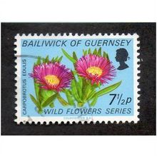 GUE 1972 7.5P 'WILD FLOWERS' FINE USED (EBID24579)
