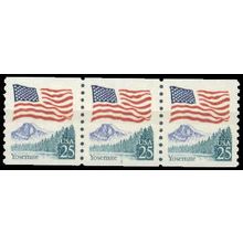 2280v 25c U.S. Flag Very Fine MNH PNC 3/3 W1538