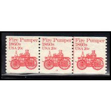 Used 1908 20c Fire Pumper Fine PNC 13/3 PA2492