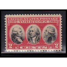 703 2c Yorktown Fine MNH O5024