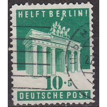 GERMANY Alliiert AmBri [1948] MiNr 0101 A ( O/used )