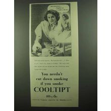 1939 Cooltipt Cigarettes Ad - Miss Conscience