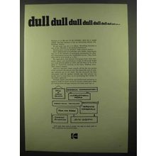 1974 Kodak Products Ad - dull dull dull dull