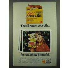 1974 Kodak Prepaid Processiner Ad - Return Gift