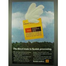 1974 Kodak Prepaid Processiner Ad - Direct Route