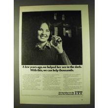 1979 ITT Night Vision Ad - Helped Her See In the Dark