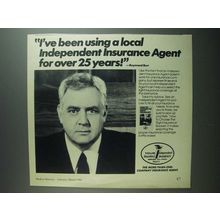 1984 Your Independent Insurance Agent Ad - Raymond Burr