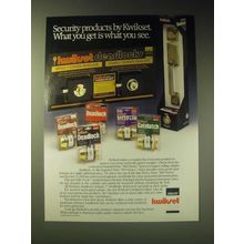 1989 Kwikset Security Products Ad - What you get is what you see
