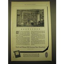 1924 Baird and Warner Ad - Knowledge