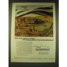 1960 GM Harrison Air Conditioning Ad - Stake your claim to comfort