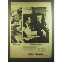 1964 British Railways Ad - Self-drive Chauffeur-driven
