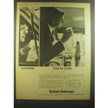 1964 British Railways Ad - Lunchtime Time for Lunch