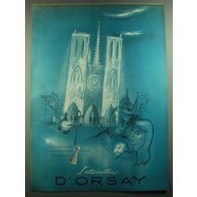 1946 D'Orsay Intoxication Perfume Ad - No man ever forgets Paris