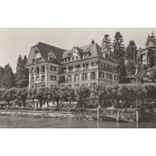 Kurort Weggis Hotel Central AM See Switzerland Postcard