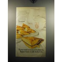 1973 Tupperware Products Ad - If you want to lock in freshness
