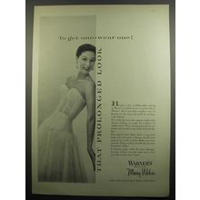 1955 Warner's Merry Widow Corset Ad - To get one - wear one! That prolonged look
