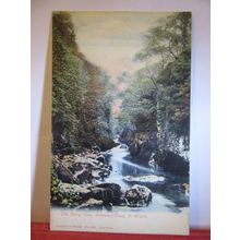 (BETTWS) BETWS-Y-COED, THE FAIRY GLEN.. unused antique postcard =