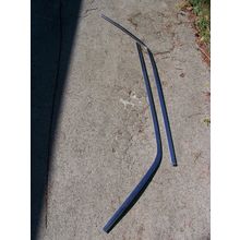 1966 PLYMOUTH BELVEDERE STATION WAGON EXTERIOR ROOF TRIM DRIP RAIL MOLDING 2 PCS