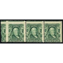 300, Mint NH 1¢ Fold Over Error Makes for Wild Perforations - Stuart Katz