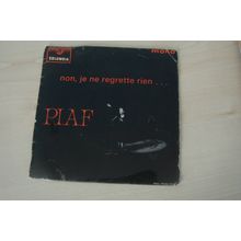 A4-EDITH PIAF-PIAF-NON, JE NE REGRETTE RIEN–UK 7" EP-1964-VG-