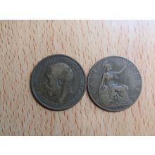 GB 1924 George V Half PennyCoin