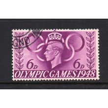 George VI - 1948 - 6d Olympic Games (sg497) Used