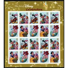 3915b, RARE Die Cutting Omitted ERROR Full Disney Pane With PSE - Stuart Katz