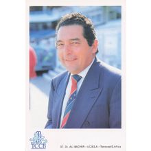 Dr Ali Bacher Transvaal South Africa TCCB Classic Cricket Photo Postcard