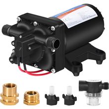 YOUNGTREE RV Fresh Water Pressure Pump 12V 5.5GPM 70PSI, on Demand Self Priming