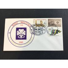 ICOLLECTZONE US Boy Scout Cover 1985 Jamboree Jubilee SOSSI Combo (F400)