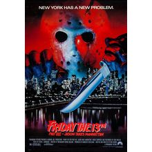 Friday the 13th Part VIII (1989)_2 Movie Film Poster Canvas iconic design