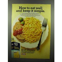 1977 Kraft Macaroni & Cheese Dinner Ad - Keep it Simple